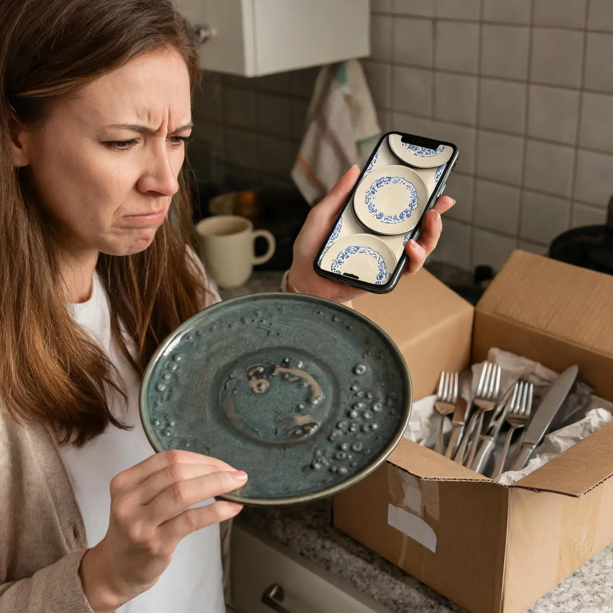 Goods Not As Described & Poor Quality Control in Dining Ware: What 242,872 Reviews Reveal