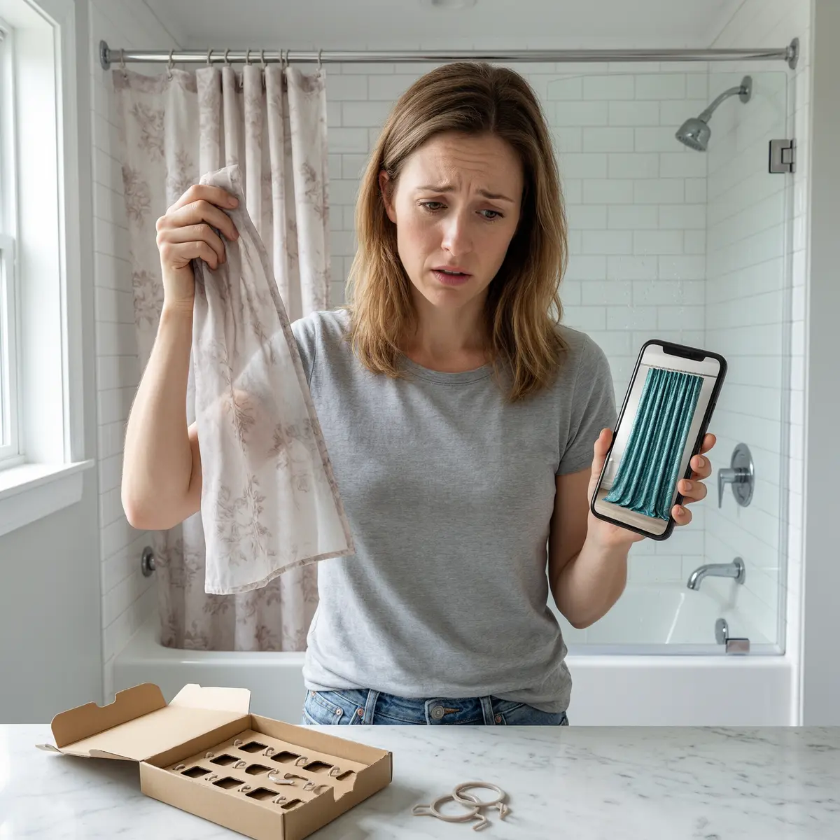 Product Misrepresentation & Quality Control Defects in Shower Curtain: What 182,338 Reviews Reveal